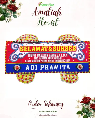 Karangan Bunga Ucapan Selamat di Ngadirojo